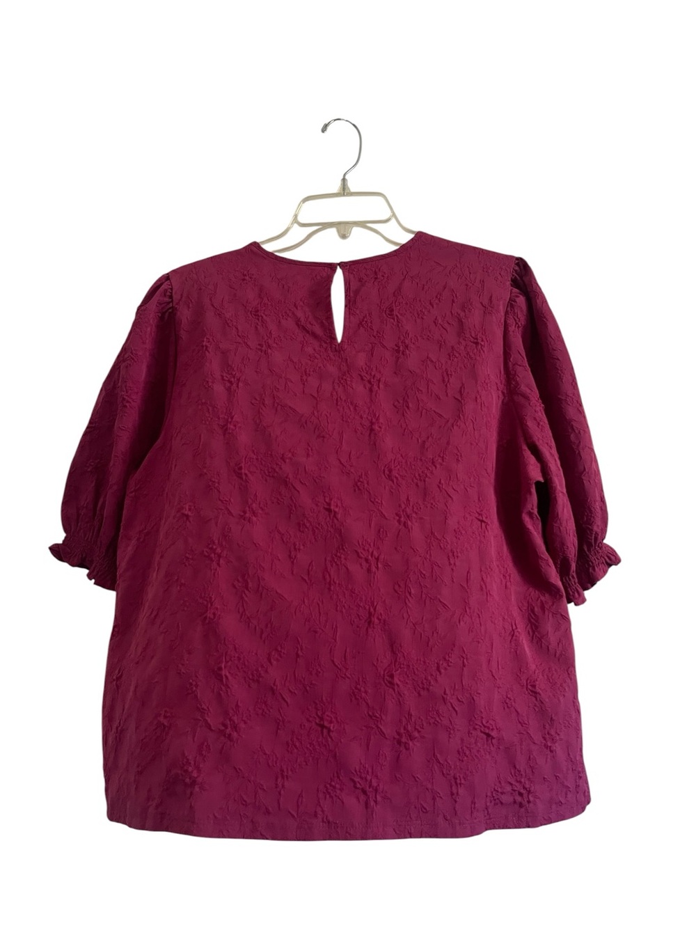 Ted Baker Women’s Textured Embroidery Short Sleeve Top Size XL - Picture 3 of 10